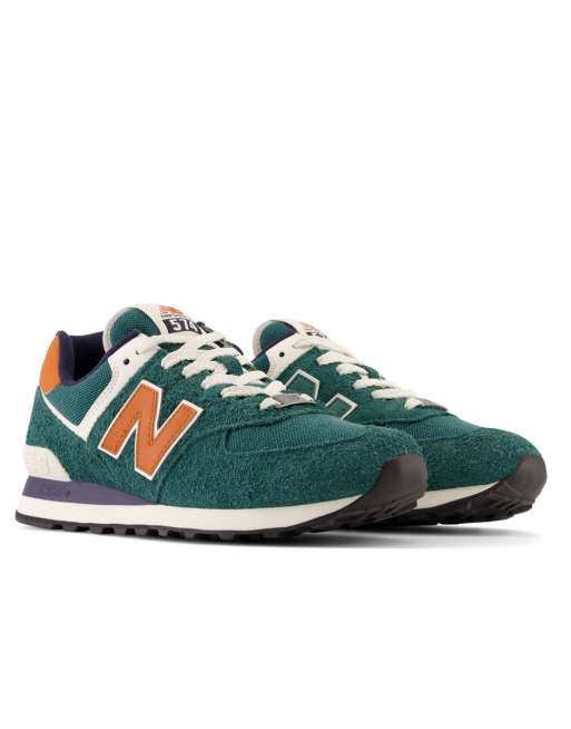 Zapatillas verdes 574 de New Balance ASOS
