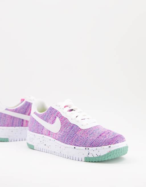 nike air force flyknit pink