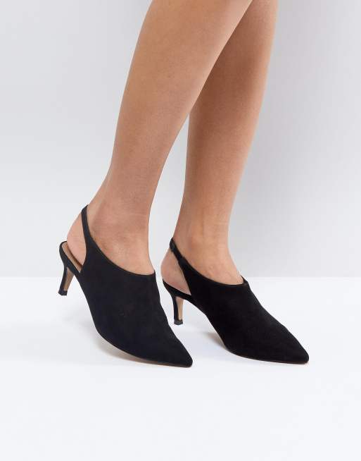 Zapato sin talón de tacón bajo SOLUTION de ASOS ASOS
