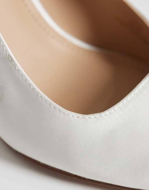 Zapatos blancos destalonados de tacón Sade de Schuh, 4 de 4