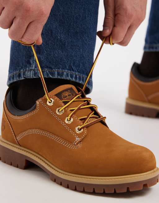 Zapatos color trigo con cordones de nobuk de Timberland, 3 de 5