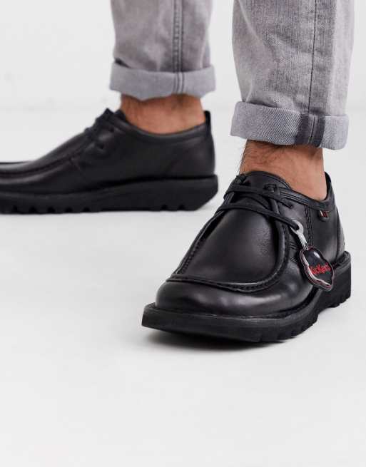 Zapatos cuero de hombre negro wallbi Kickers | ASOS