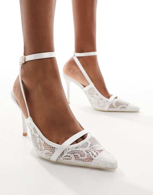 Tacones con online encaje