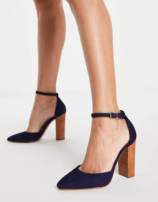 Zapatos de salón azul marino con tacón alto de ALDO | ASOS