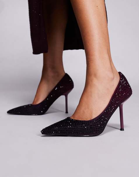 Zapatos de salón burdeos con tachuelas Kaisseye de Azalea Wang - view 1