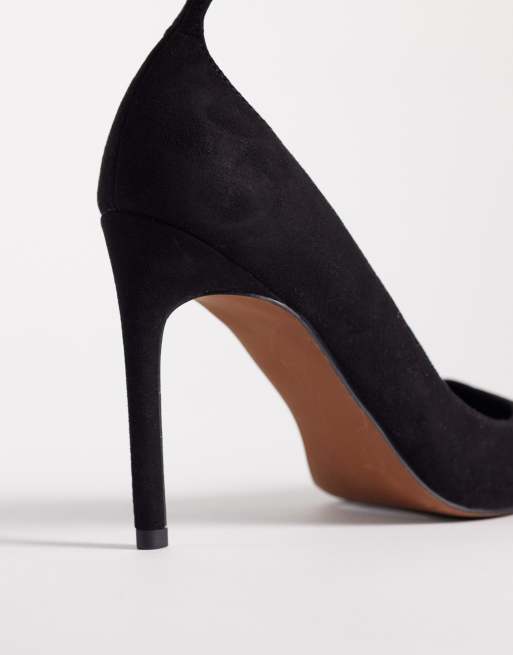 Zapatos de salón negros con puntera redondeada de charol Priscilla de ASOS DESIGN, 3 de 4