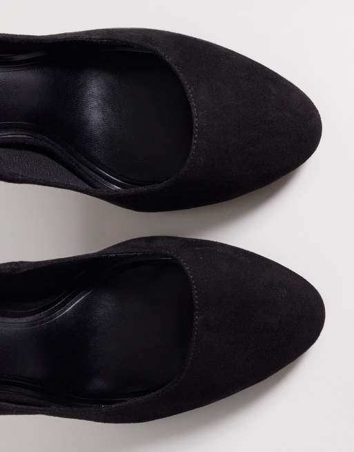 Zapatos de salón negros con puntera redondeada de charol Priscilla de ASOS DESIGN, 4 de 4