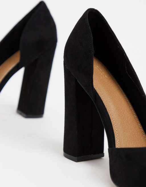 Zapatos de tacon negros hot sale