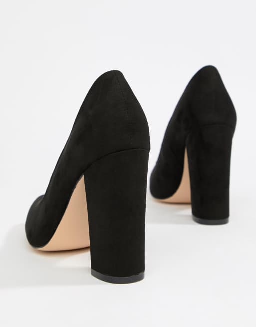 Zapatos de tacón de corte ancho con puntera en punta de Truffle Collection, 3 de 4