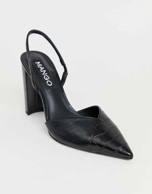 Zapatos mango tacon hot sale