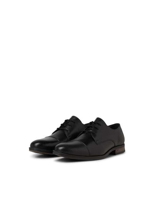 Zapatos de vestir negros de cuero de Jack & Jones, 2 de 4