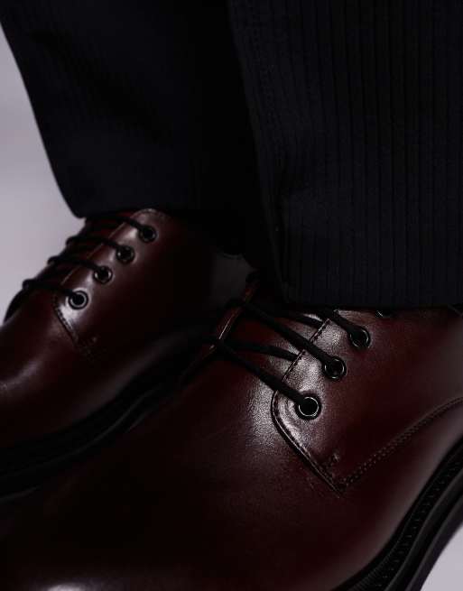 Zapatos Derby marrones de cuero Brooklyn de WALK LONDON, 3 de 4