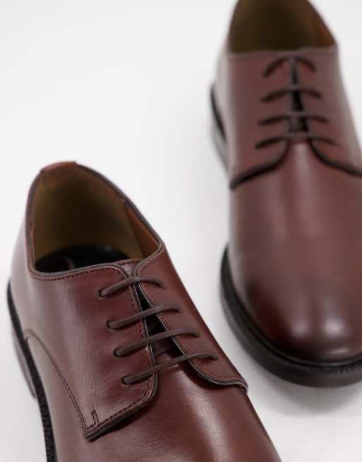 Zapatos Derby tostados de cuero Oliver de WALK LONDON, 2 de 4