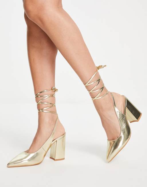 Zapatos dorados asos new arrivals