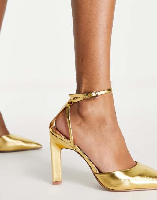 Asos zapatos online dorados