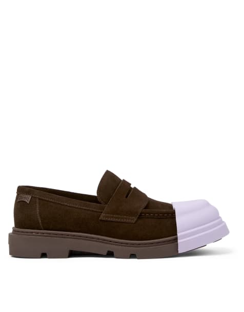 Zapatos marrones con cordones Junction de Camper - view 1