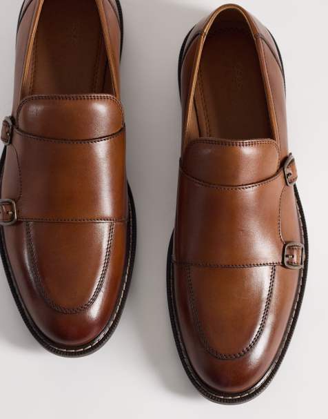 Zapatos Monk en cuero tostado de ASOS DESIGN - view 1