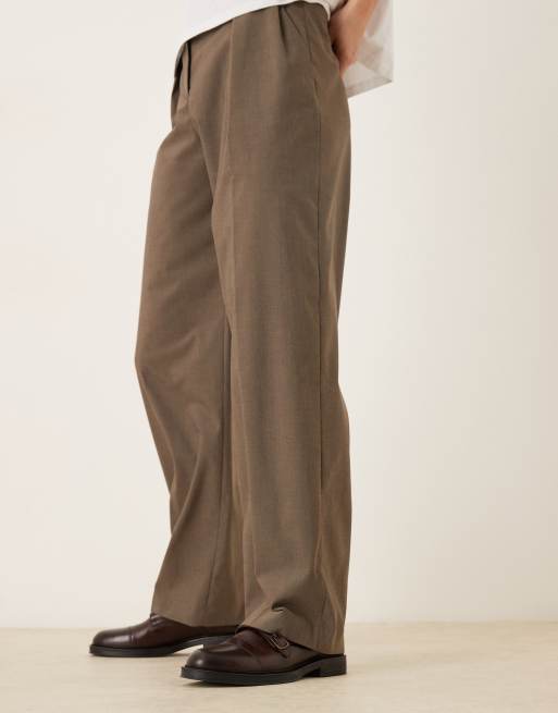 Zapatos Monk marrones de cuero Vincent de WALK LONDON, 2 de 4