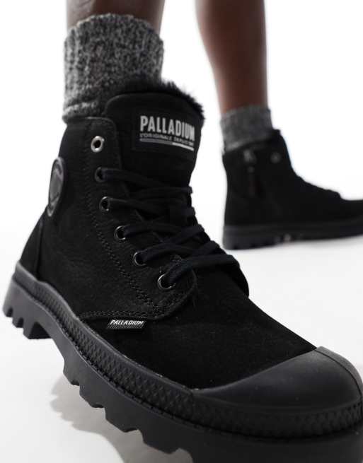 Zapatos negros con cremallera Pampa HI de Palladium ASOS