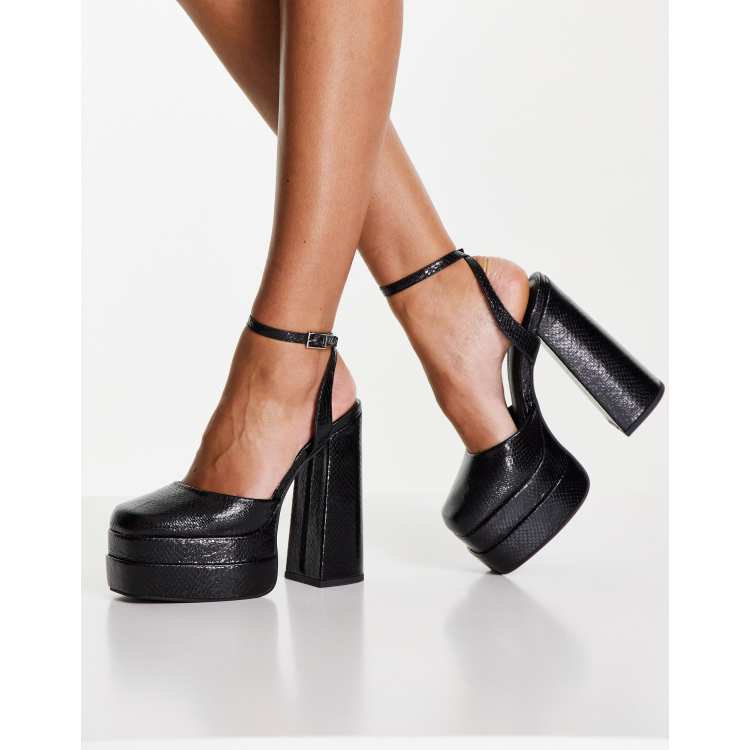 negros de tacón plataforma de DESIGN | ASOS