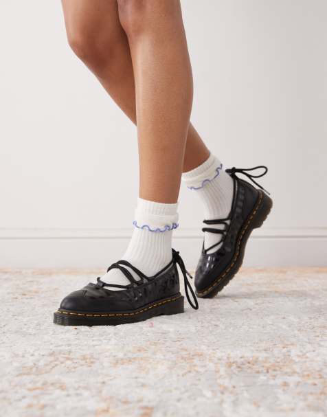 Zapatos negros Elphie de Dr Martens x Wednesday - view 1