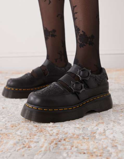 Zapatos negros estilo merceditas Buzz de Dr Martens x Wednesday - view 1