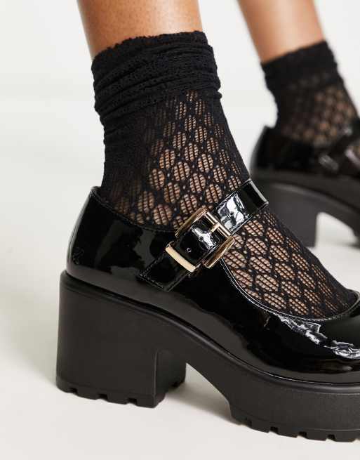 Zapatos negros estilo merceditas de charol Tira de KOI  , 2 de 4
