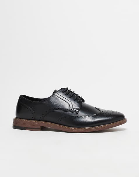 Elegantes Zapatos De Vestir Negros Y Marrones Para Hombre