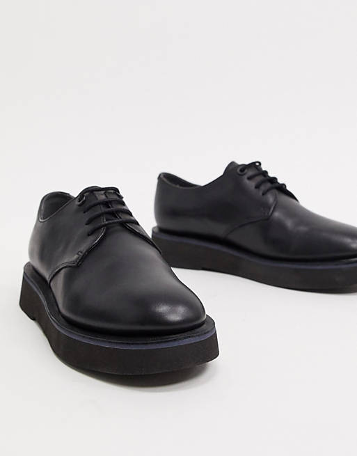 entrada Canguro Embrión Zapatos Oxford gruesos con cordones en negro de Camper | ASOS
