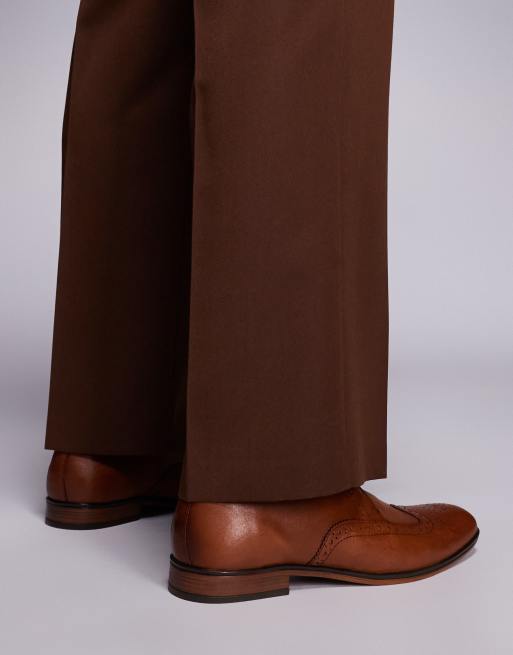 Zapatos Oxford marrones de cuero de River Island, 4 de 4