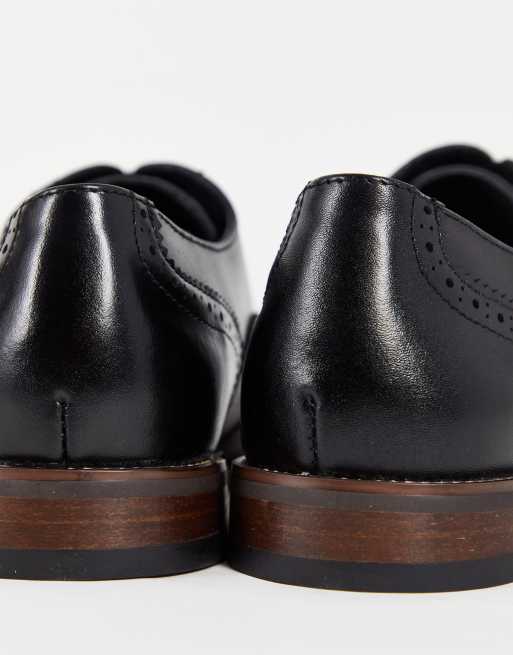 Zapatos Oxford negros con cordones de Gianni Feraud, 3 de 4