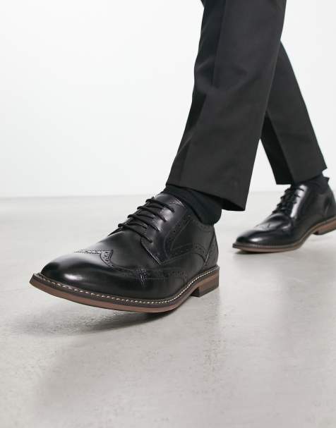 Zapatos Oxford negros de cuero Raffe de Schuh - view 1