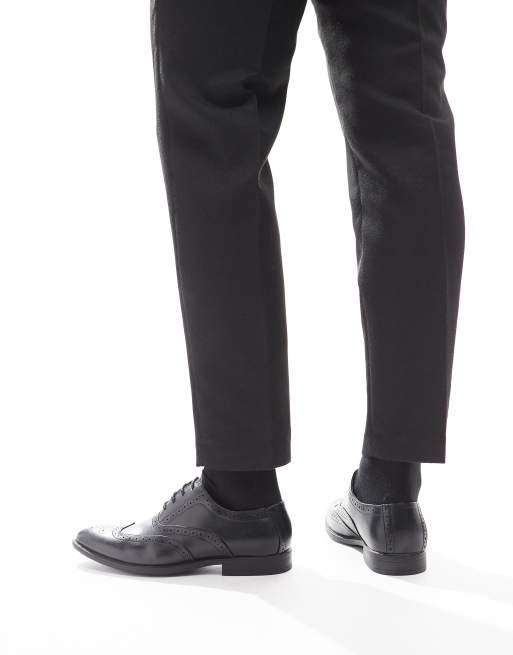Zapatos Oxford negros de cuero sintético de ASOS DESIGN, 3 de 4