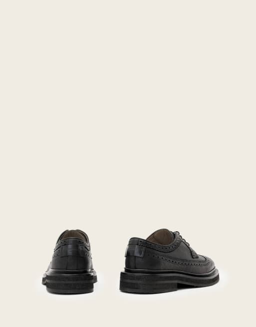 Zapatos Oxford negros Escher de AllSaints, 3 de 4
