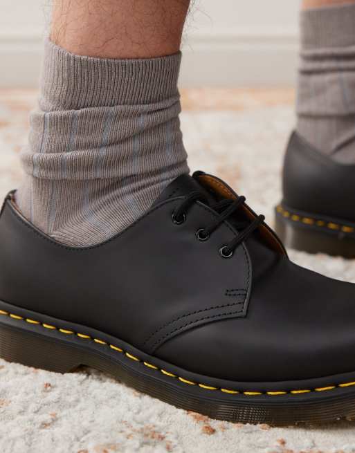 Zapatos Oxford unisex con 3 ojales de cuero liso 1461 de Dr. Martens ASOS