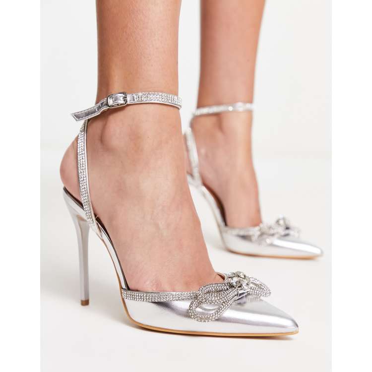 Zapatos transparentes con pedreria new arrivals