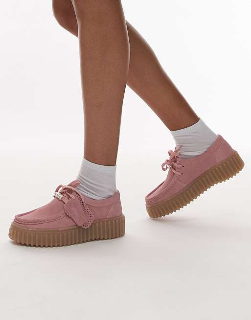 Zapatos rosa empolvado con perlas de quita y pon Torhill Bee de Clarks, 4 de 4