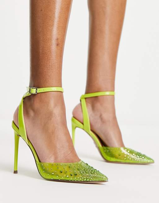 Zapatos verde lima de tacón con diseño adornado Revert de Steve Madden |  ASOS