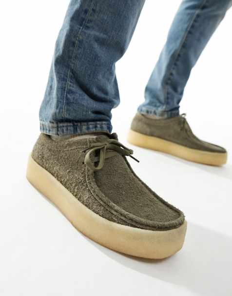Zapatos Wallabee grises con suela cupsole de ante de Clarks Originals - view 1