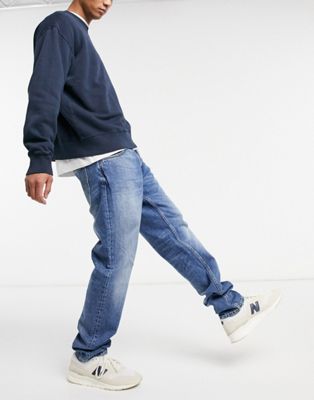 фото Зауженные классические джинсы nudie jeans co steady eddie ii-синий