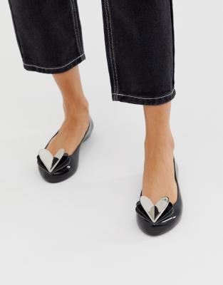 zaxy black flats