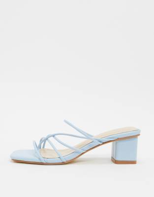 pale blue sandals heels