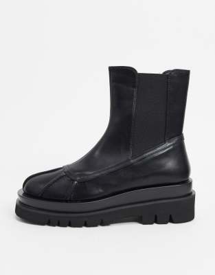 chunky vegan boots