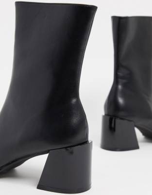 vegan black ankle boots