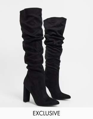 vegan slouch boots
