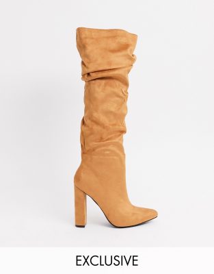 z_code_z exclusive nora vegan chunky chelsea boots in black croc