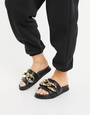 wide fit slider sandals