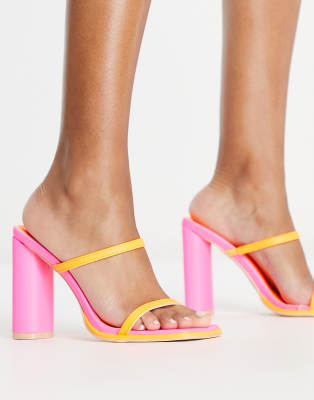 【新品未使用】 yellow harajuku pink mules HARAJUKU PINK MULES – YELLO