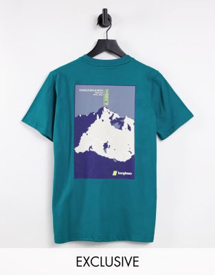 Зеленая футболка Berghaus Kanchenjunga – эксклюзивно для ASOS-Зеленый цвет