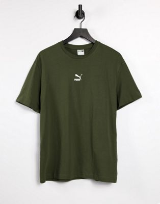 фото Зеленая футболка puma avenir-зеленый цвет